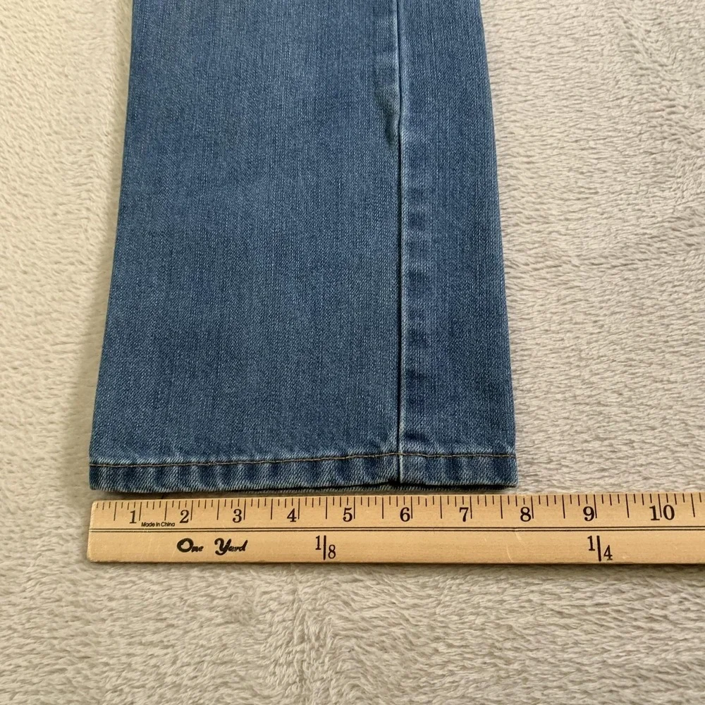 Levis 550 Relaxed Jeans Girls 10 25x25 Blue Medium Wash Mid‎ Rise Straight Denim